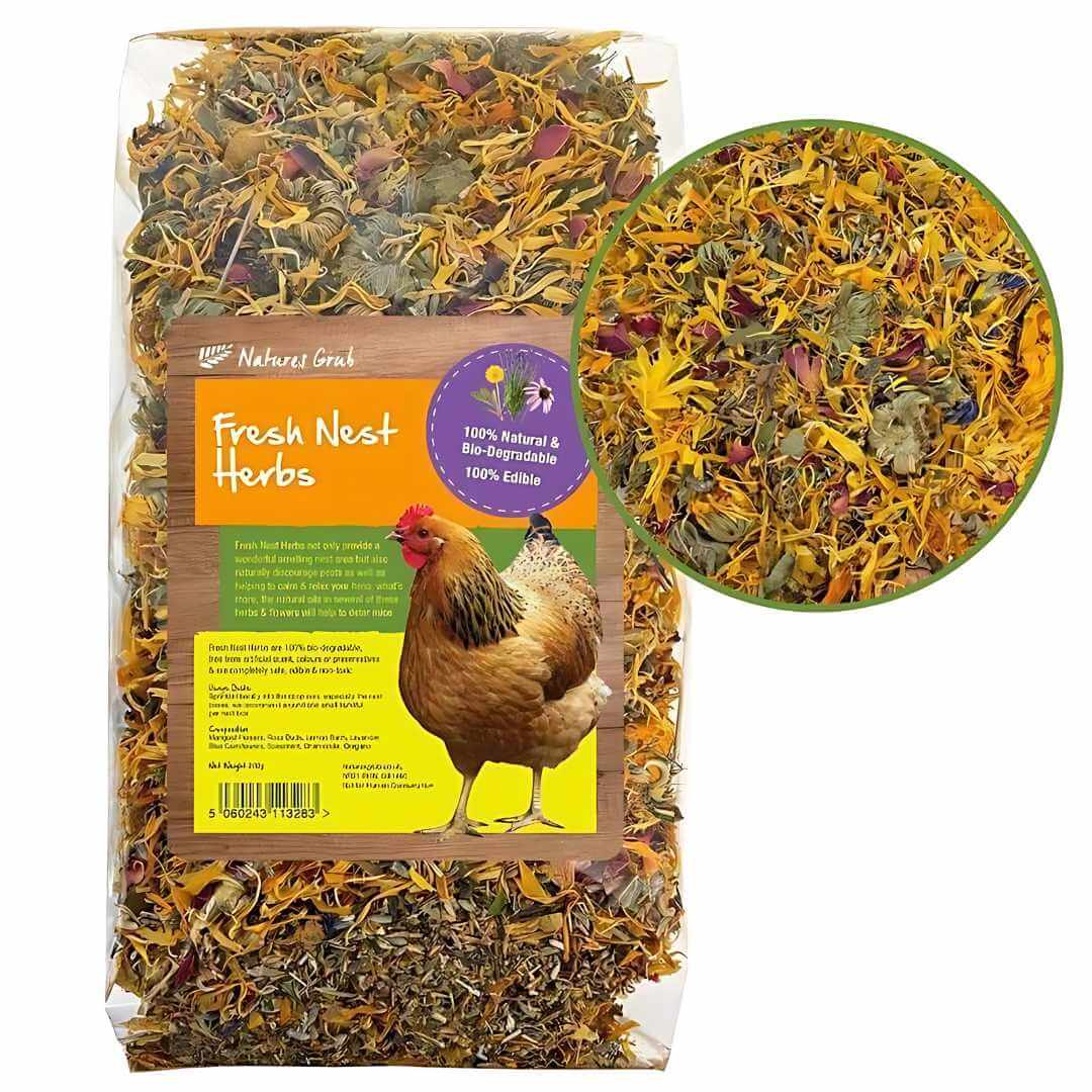Fresh Nest Herbs for Chickens
